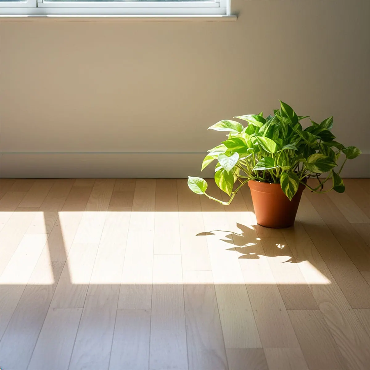 A photo showing the direct sun lighting.