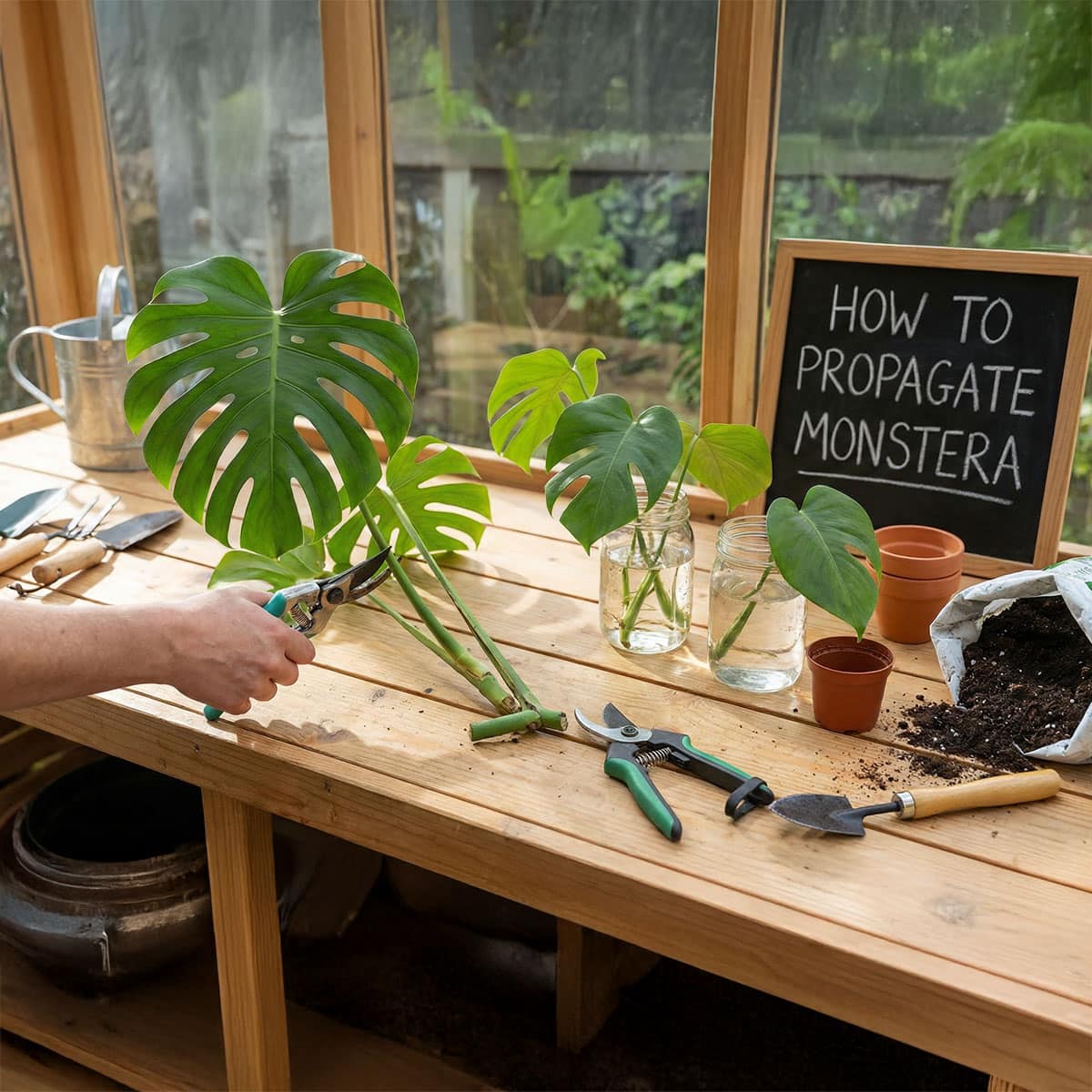 monstera in die höhe wachsen lassen Monstera Pertusum (Fensterblatt) kaufen? | Alfredo main image 1