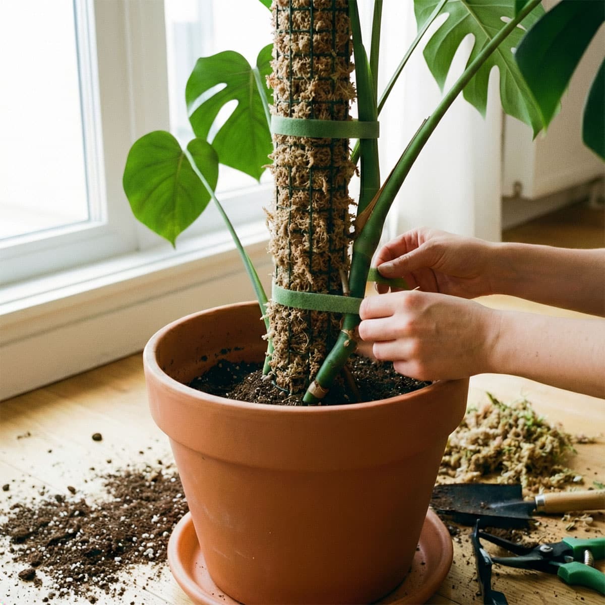 How to Stake a Monstera: 3 Expert Steps for Vertical Growth