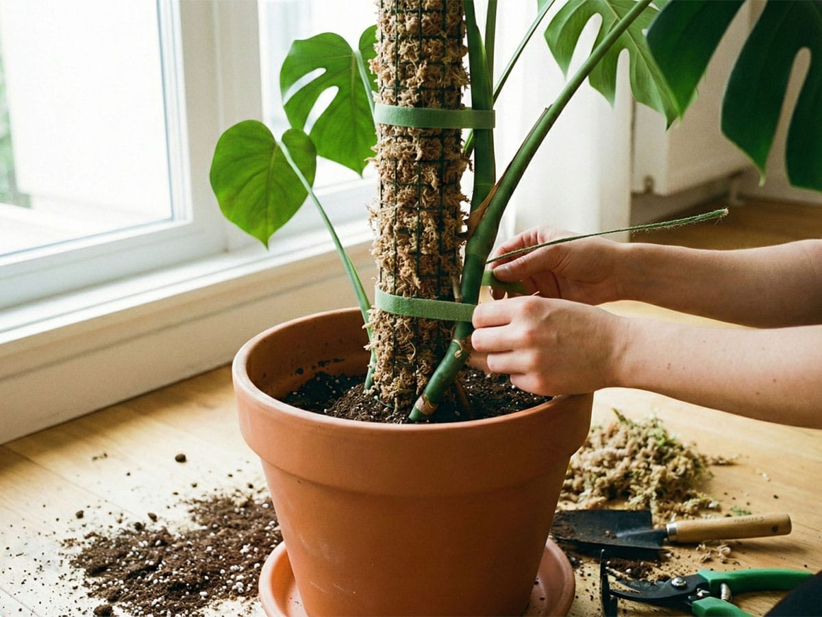 How to Stake a Monstera: 3 Expert Steps for Vertical Growth