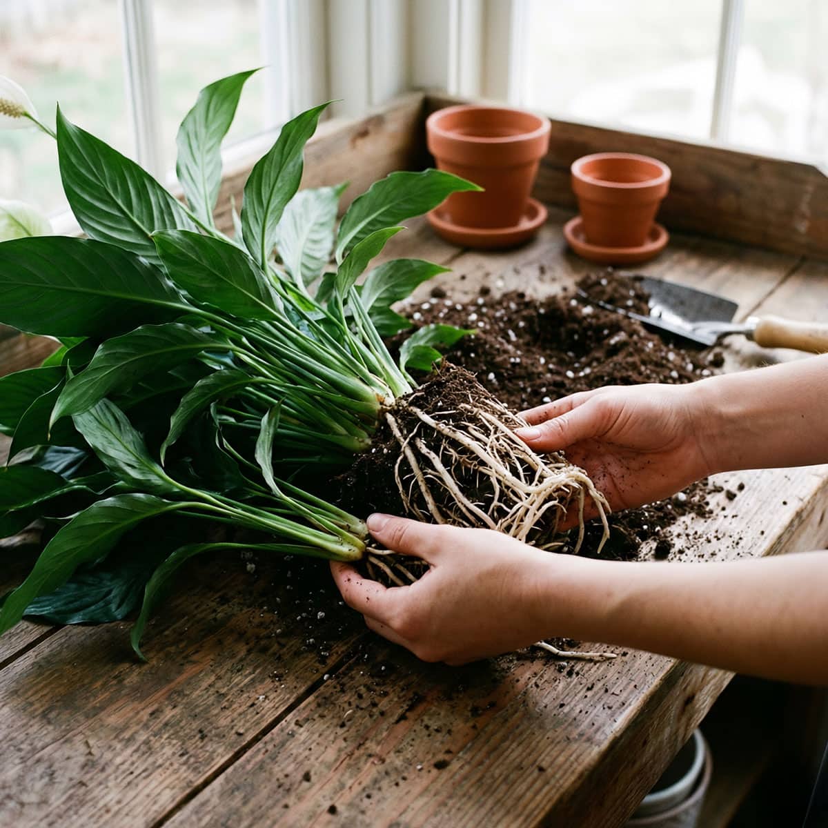 peace lily where to buy Peace Lily 'Domino' (Spathiphyllum Wallisii) main image 1