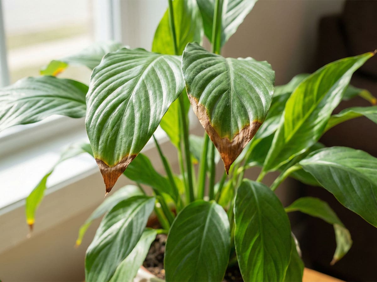 Peace Lily Brown Tips: 3 Proven Ways to Fix Ugly Leaves