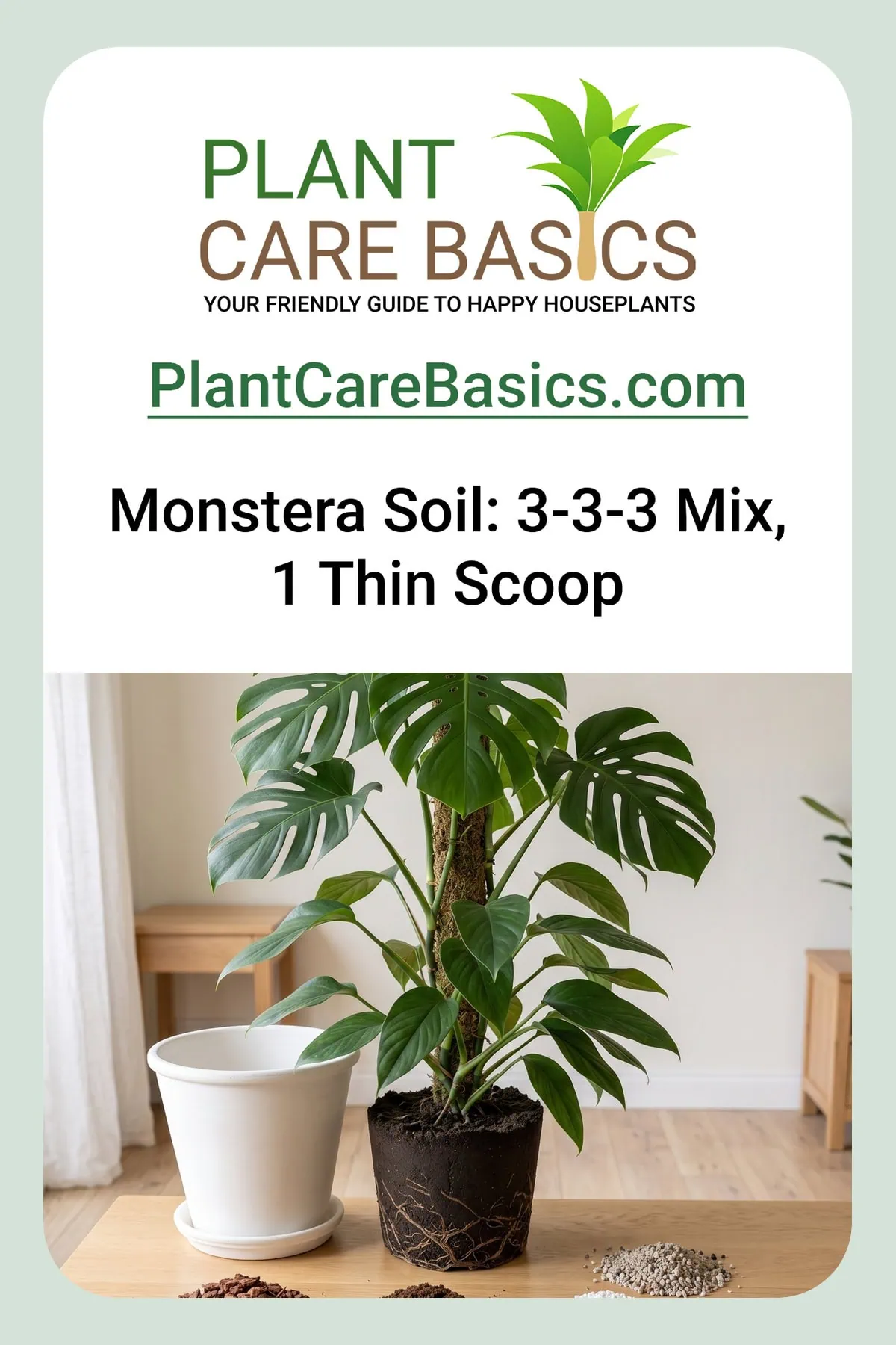 What is the best soil for a Monstera deliciosa? A solid pot-shaped block beside bark, peat, perlite and grit.