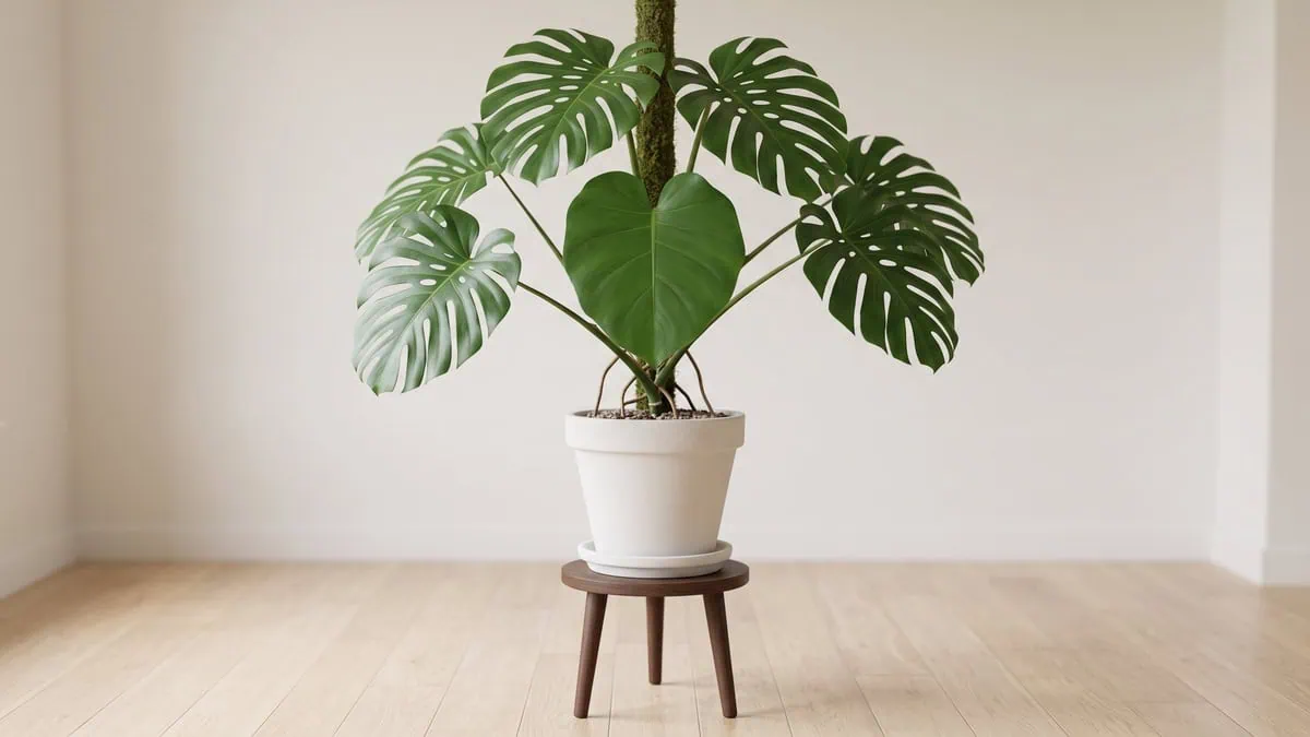 Why are my Monstera deliciosa leaves not splitting? One flat even green blade with no cut at all.